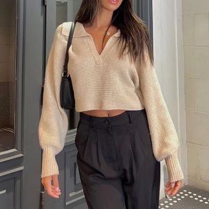 Princess Poly cropped sweater